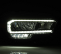 AlphaRex 16-23 Toyota Tacoma LUXX-Series Crystal Headlights - Chrome