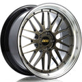 BBS LM 18x10 5x114.3 ET20 PFS Selenite Bronze Center / Diamond Cut Lip Wheel - 82mm PFS/Clip Req