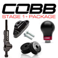 Cobb 02-07 Subaru WRX 5MT Stg 1+ Drivetrain Pkg w/Tall Shifter (Weighted Knob) - White