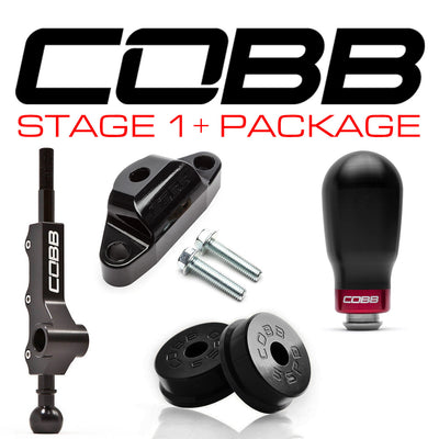 Cobb 08+ Subaru WRX / 05-09 LGT / 06-08 FXT 5MT Stg 1+ Drivetrain Pkg (Tall Weighted Knob) - White