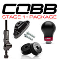 Cobb 08+ Subaru WRX / 05-09 LGT / 06-08 FXT 5MT Stg1+ Drivetrain Pkg (Weighted Knob) - White