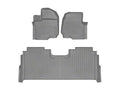 WeatherTech Grey Front Rear FloorLiner HP Fits -21-25 Ford 46697-1-6IM