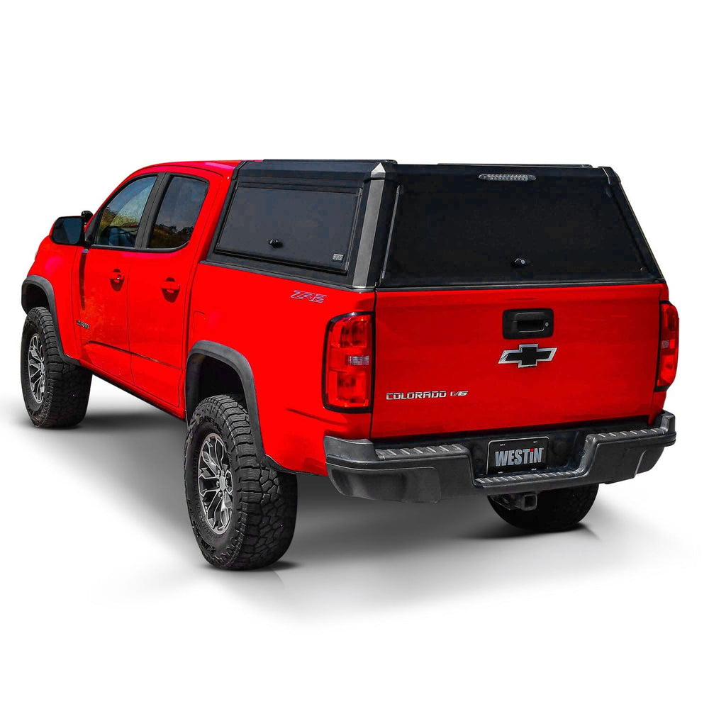 Westin 15-22 Chevrolet Colorado CC 5ft Bed EXP Truck Cap - Black (Box 1 ONLY)