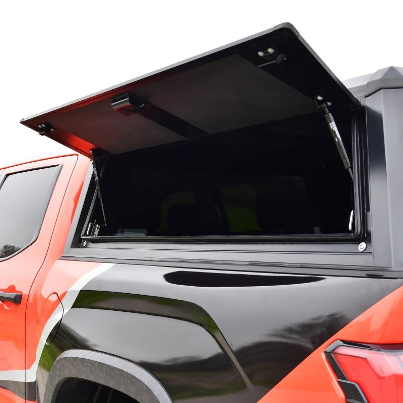 Westin 22-24 Toyota Tundra CC 5.5ft. Bed EXP Truck Cap - Black (Box 1 ONLY)