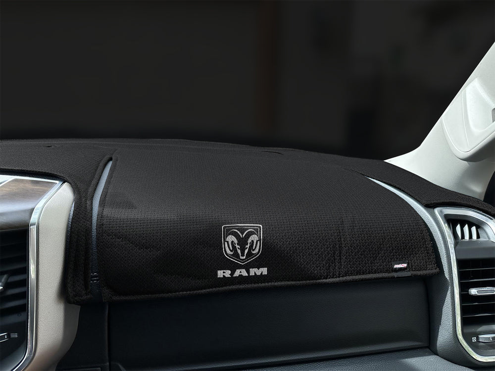 Covercraft 19-24 Dodge Ram 1500 Not Classic w/o Heads Up Display Limited Edition Dash Cover w Logo