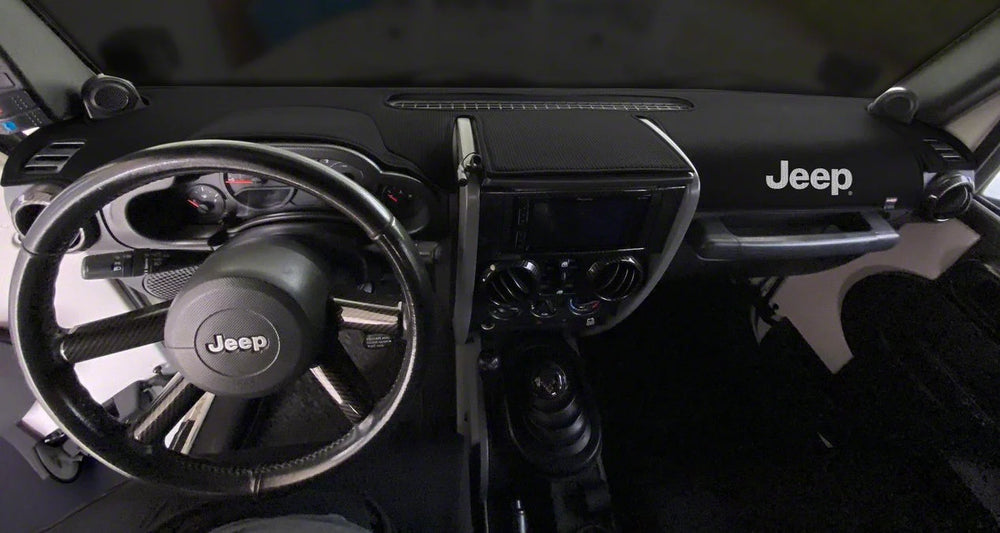 Covercraft 22-24 Jeep Grand Cherokee - No Display w Speakers/Charging Indicator LE Dash Cover W Logo