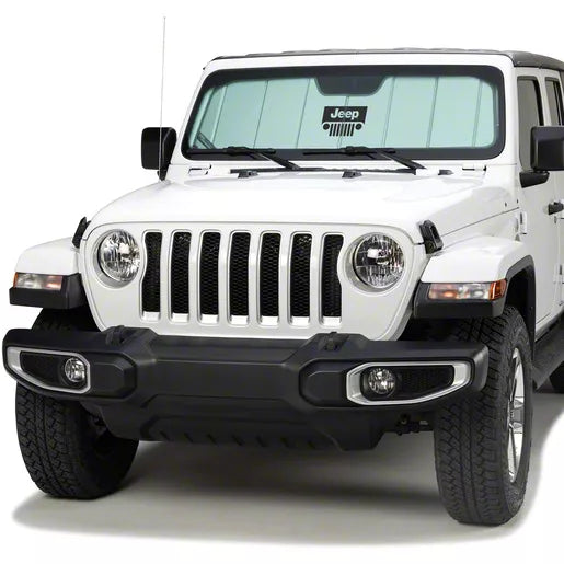 Covercraft 22-24 Jeep Grand Cherokee UVS100 Custom Sunscreen with Jeep Grill logo
