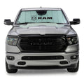 Covercraft 19-24 PU Ram 2500/3500 No Snsr Std RVM UVS100 Custom Sunscreen with Ram Horizontal logo