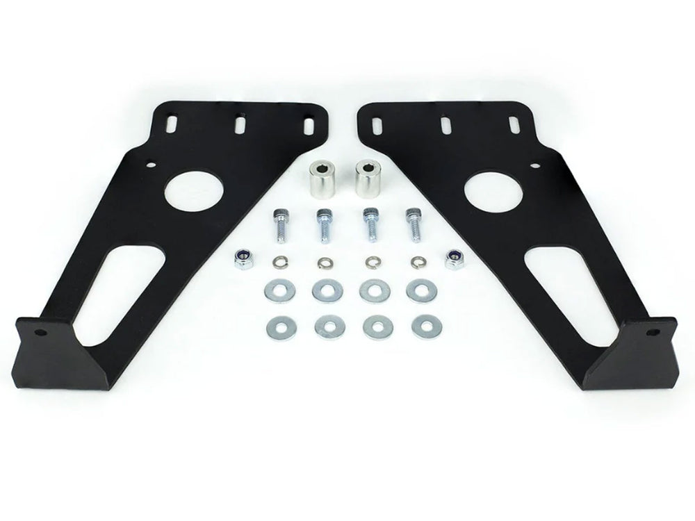 Cali Raised 32In Hidden Grille Led Light Bar Brackets Kit Fits 14-24 Toyota Runner - No Lone Bar