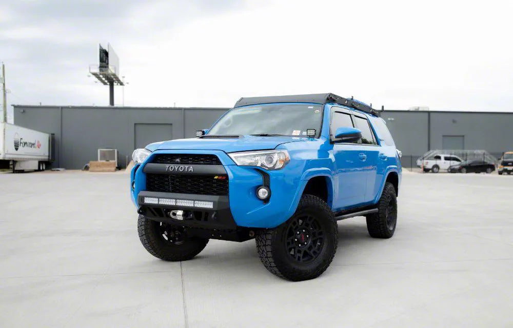 Cali Raised 14-24 Toyota 4Runner Stealth Bumper - No Bull Bar / 32In Led Bar Spot W/ Small Switch