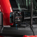 Borne Off-Road 21+ Bronco Light Pods 4pc Ditch 3x3 Flood Upfit