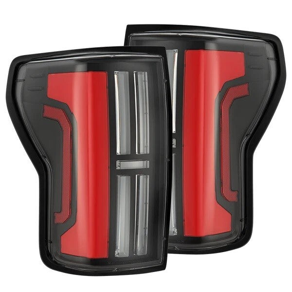 AlphaRex 07-13 Toyota Tundra Nova-Series LED Tail Lights - Black Red