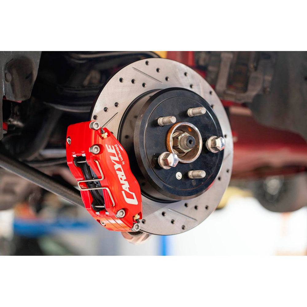 BMR 08-23 Dodge Challenger Brake Kit For 15in Conversion Red Calipers Demon/Redeye