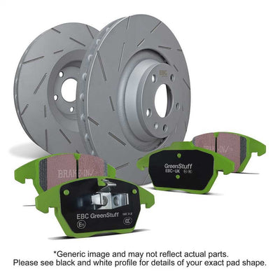 EBC S2 Brake Pad and Rotor Kit