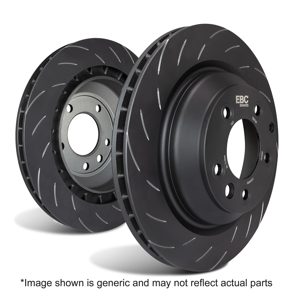 EBC Racing 14-22 Land Rover Range Rover Sport 5.0L Supercharged Rear 1-Piece SG Rotors