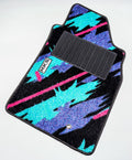 HKS Mitsubishi Evolution CT9A Non-MR 50th Anniversary Floor Mat Oil Color - Front/Rear Set RH