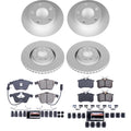 Power Stop 02-04 Audi A6 Front and Rear Z23 Coated Brake Kit