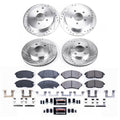 Power Stop 02-04 Oldsmobile Silhouette Front and Rear Z23 Evolution Brake Kit