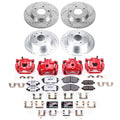 Power Stop 2019 Nissan Sentra Front and Rear Z26 Street Kit w/Calipers