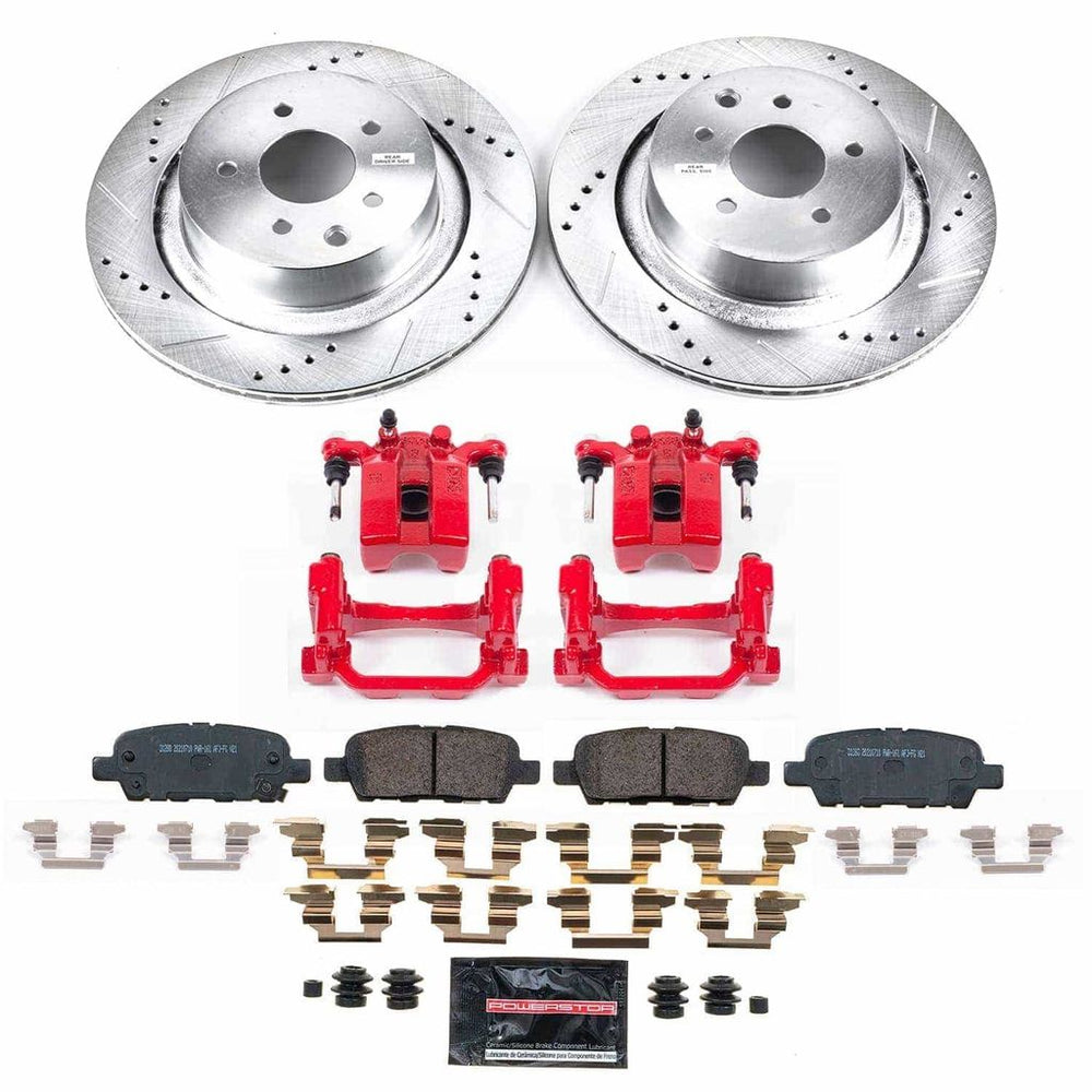 Power Stop 14-15 Infiniti Q60 Rear Z23 Evolution Kit w/Calipers