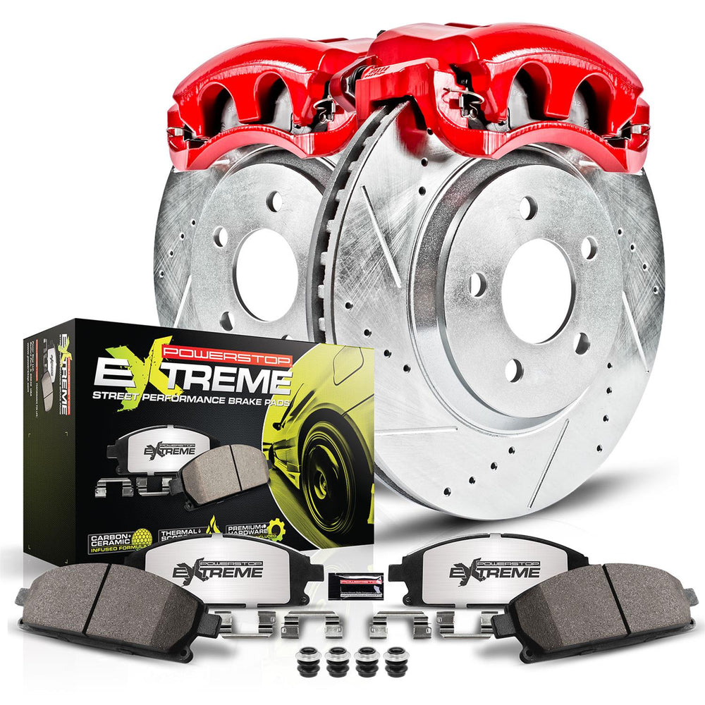 Power Stop 08-09 Infiniti EX35 Rear Z26 Street Kit w/Calipers