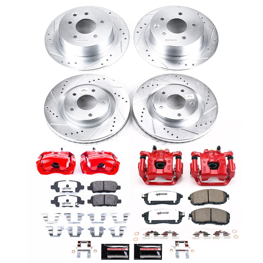 Power Stop 11-17 Nissan Juke Front and Rear Z26 Street Kit w/Calipers