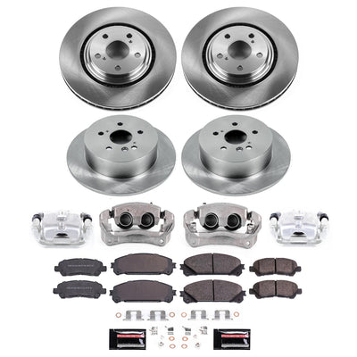 Power Stop 10-13 Toyota Highlander Front and Rear Autospecialty Kit w/Calipers