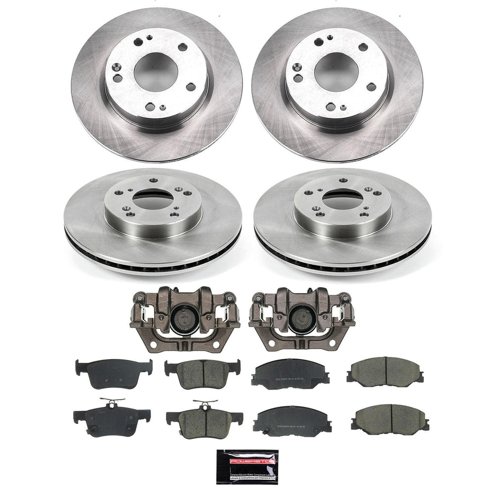 Power Stop 22-23 Honda Civic Front and Rear Autospecialty Kit w/Calipers