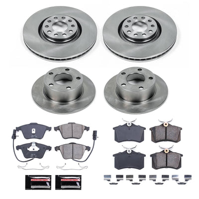 Power Stop 02-04 Audi A6 Front and Rear Autospecialty Brake Kit