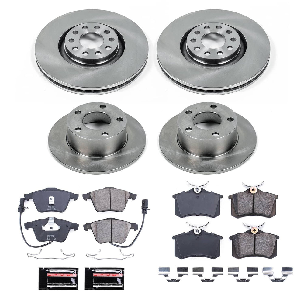 Power Stop 02-04 Audi A6 Front and Rear Autospecialty Brake Kit
