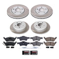 Power Stop 01-07 Chrysler Town & Country Front and Rear Semi-Coated Rotor Kit