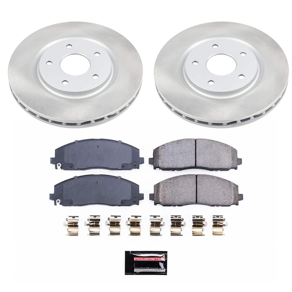 Power Stop 12-16 Chrysler Town & Country Front and Rear Semi-Coated Rotor Kit