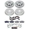Power Stop 2020 Kia Optima Front and Rear Semi-Coated Rotor Kit