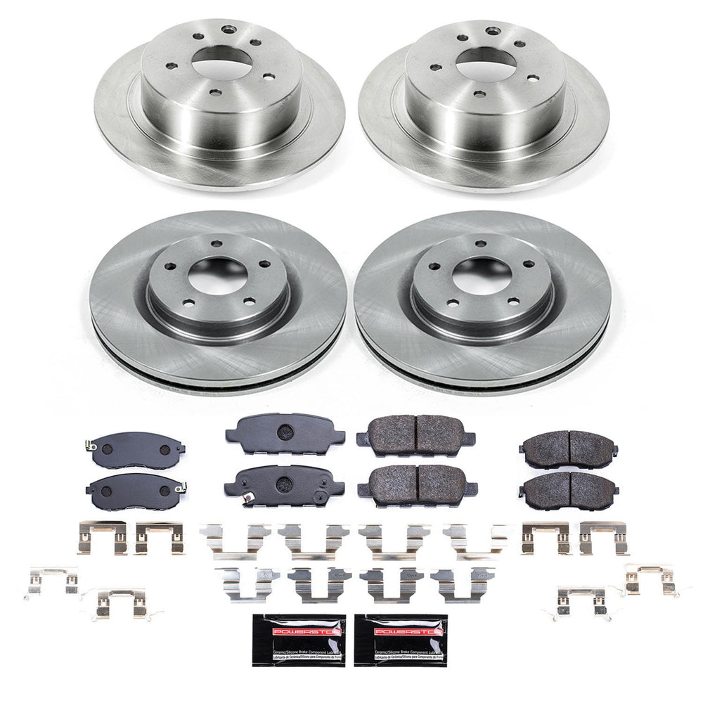 Power Stop 17-18 Nissan Sentra Front and Rear Track Day Brake Kit