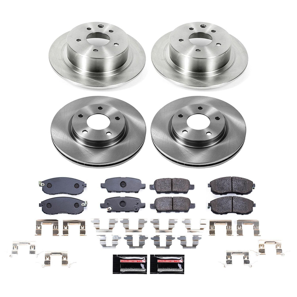 Power Stop 13-18 Nissan Sentra Front and Rear Track Day Brake Kit