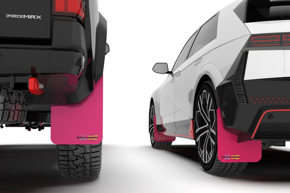 Rally Armor 2025 Subaru Forester Pink Mud Flap BCE Logo