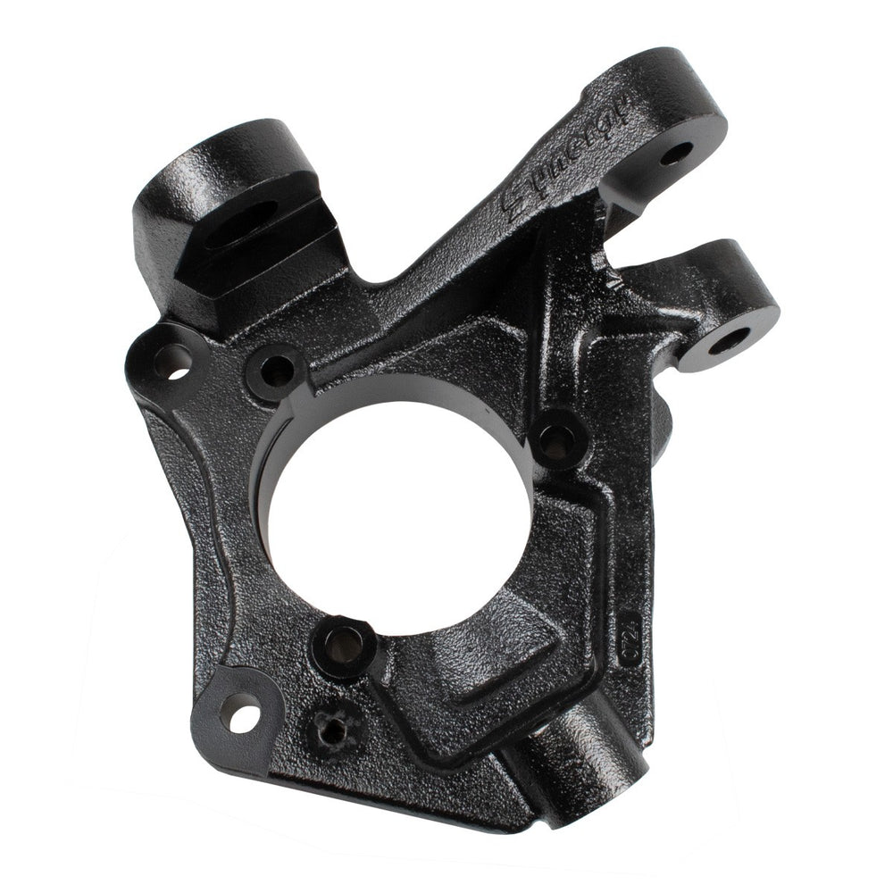 Synergy Jeep JL / JLU / JT Driver Side Steering Knuckle Black - High Steer Set Up