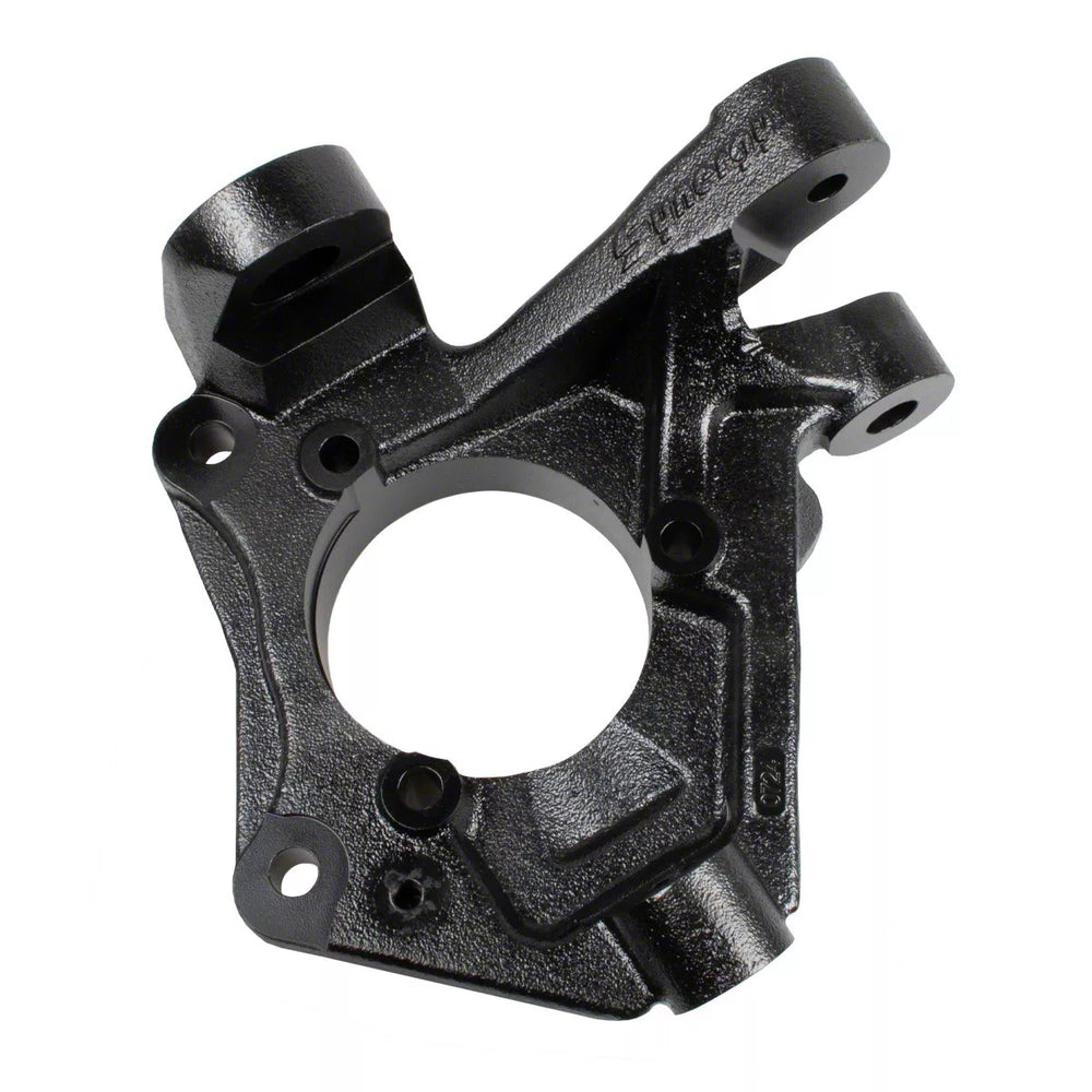 Synergy Jeep JL / JLU / JT Passenger Side Steering Knuckle Black - High Steer Set Up