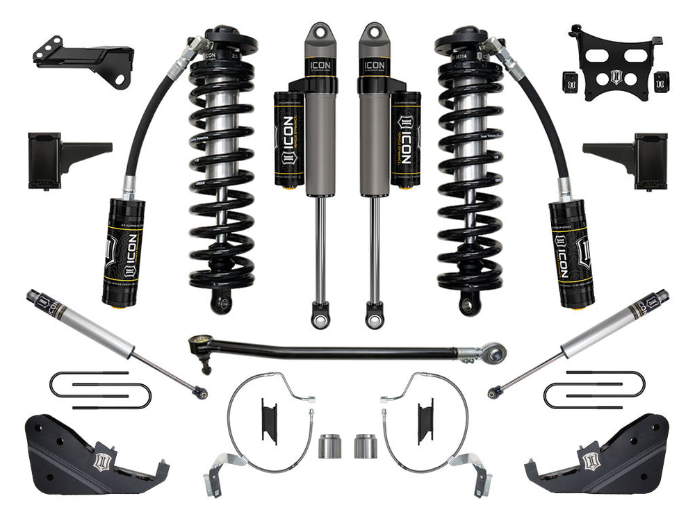 2023-2025 Ford F-250/F-350 Super Duty 4WD 4-5.5 Inch Lift Stage 4 Coilover Conversion System Icon Vehicle Dynamics