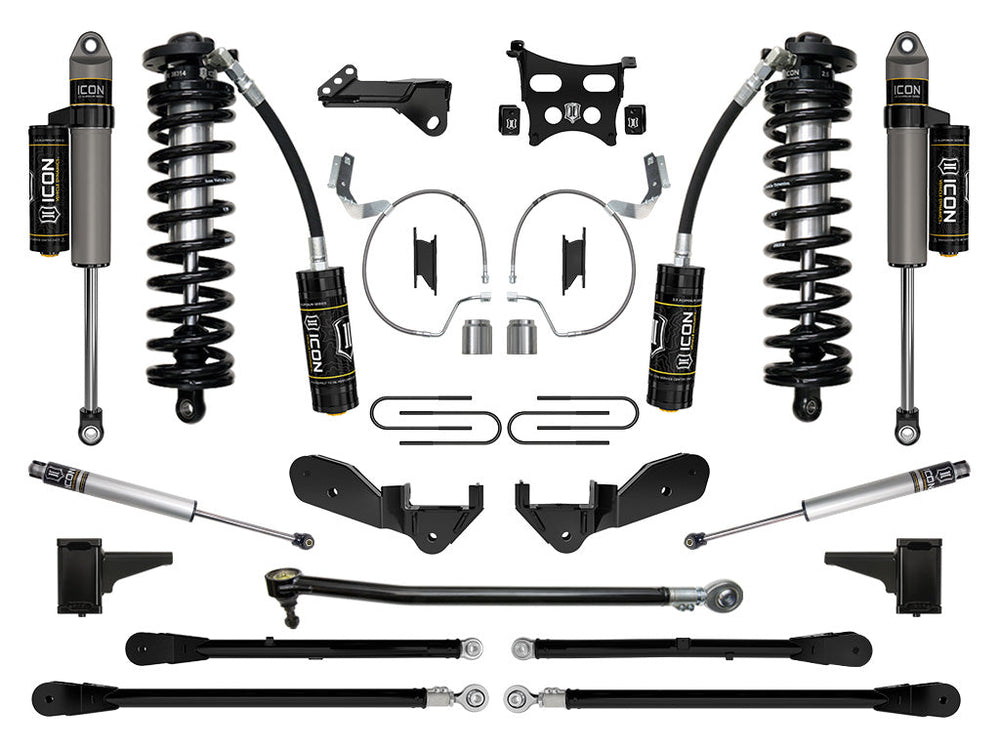 2023-2025 Ford F-250/F-350 Super Duty 4WD 4-5.5 Inch Lift Stage 6 Coilover Conversion System Icon Vehicle Dynamics