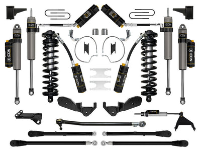 2023-2025 Ford F-250/F-350 Super Duty 4WD 4-5.5 Inch Lift Stage 7 Coilover Conversion System Icon Vehicle Dynamics