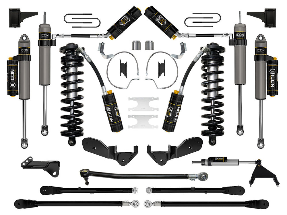 2023-2025 Ford F-250/F-350 Super Duty 4WD 4-5.5 Inch Lift Stage 7 Coilover Conversion System Icon Vehicle Dynamics
