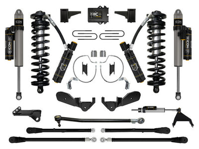 2023-2025 Ford F-250/F-350 Super Duty 4WD 4-5.5 Inch Lift Stage 8 Coilover Conversion System W/ Expansion Packs Icon Vehicle Dynamics