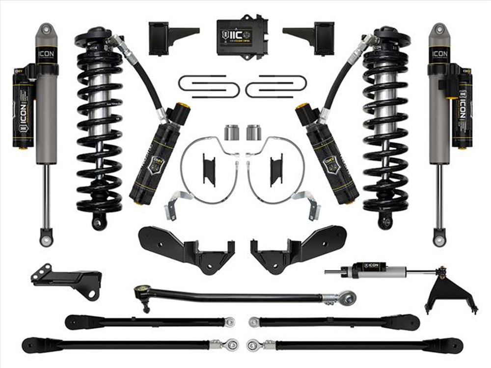 2023-2025 Ford F-250/F-350 Super Duty 4WD 4-5.5 Inch Lift Stage 8 Coilover Conversion System Icon Vehicle Dynamics
