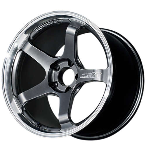 Advan GT Beyond 19x9.5 +45 5x120 Machining & Hyper Platinum Black