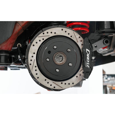 BMR 10-15 Chevrolet Camaro 15in Conversion Kit w/ Drilled & Slotted & Black Calipers