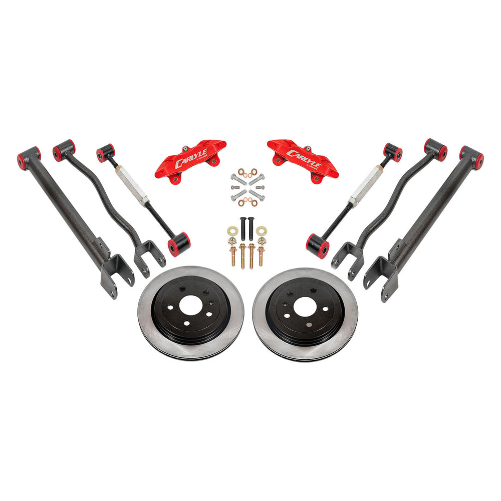 BMR 08-14 Cadillac CTS-V 15in Conversion Kit w/ Solid Rotors & Red Calipers