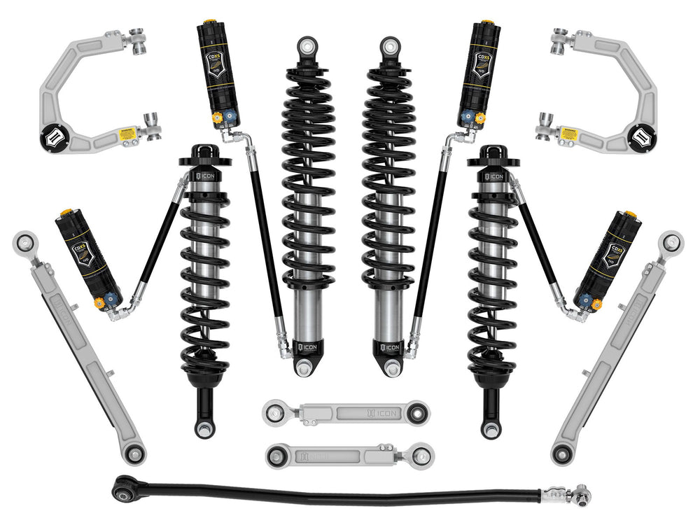 2021-2023 Ford Bronco Non-Sasquatch 3-4 Inch Lift Stage 7 Suspension System CDXS Billet Icon Vehicle Dynamics