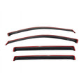19C ASCENT VENTVISOR INCHANNEL IMPACT RESISTANT SIDE WINDOW DEFLECTORSMOKE4PC