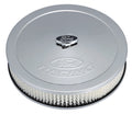 Alternator Recessed Black Bowtie Chrome